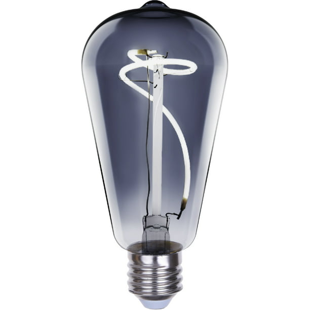 ST19 Antique Vintage Style Filament Light Bulbs 5W LED Light Bulb Warm 6-Pack AOGOLO Vintage LED Edison Bulbs Equivalent 40 Watt E26 Base Lamp,Dimmable,Clear Glass 2700k 2700K Soft Whit 